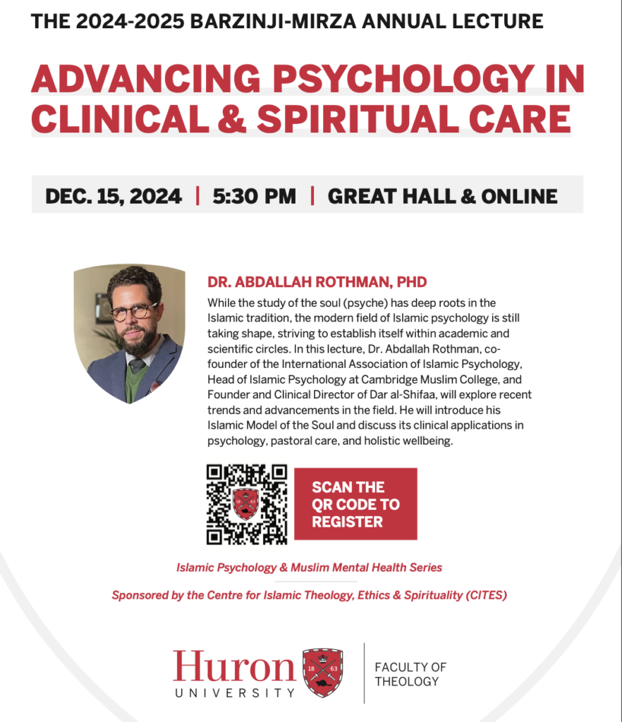 Advancing Psychology in Clinical & Spiritual Care: London, ON