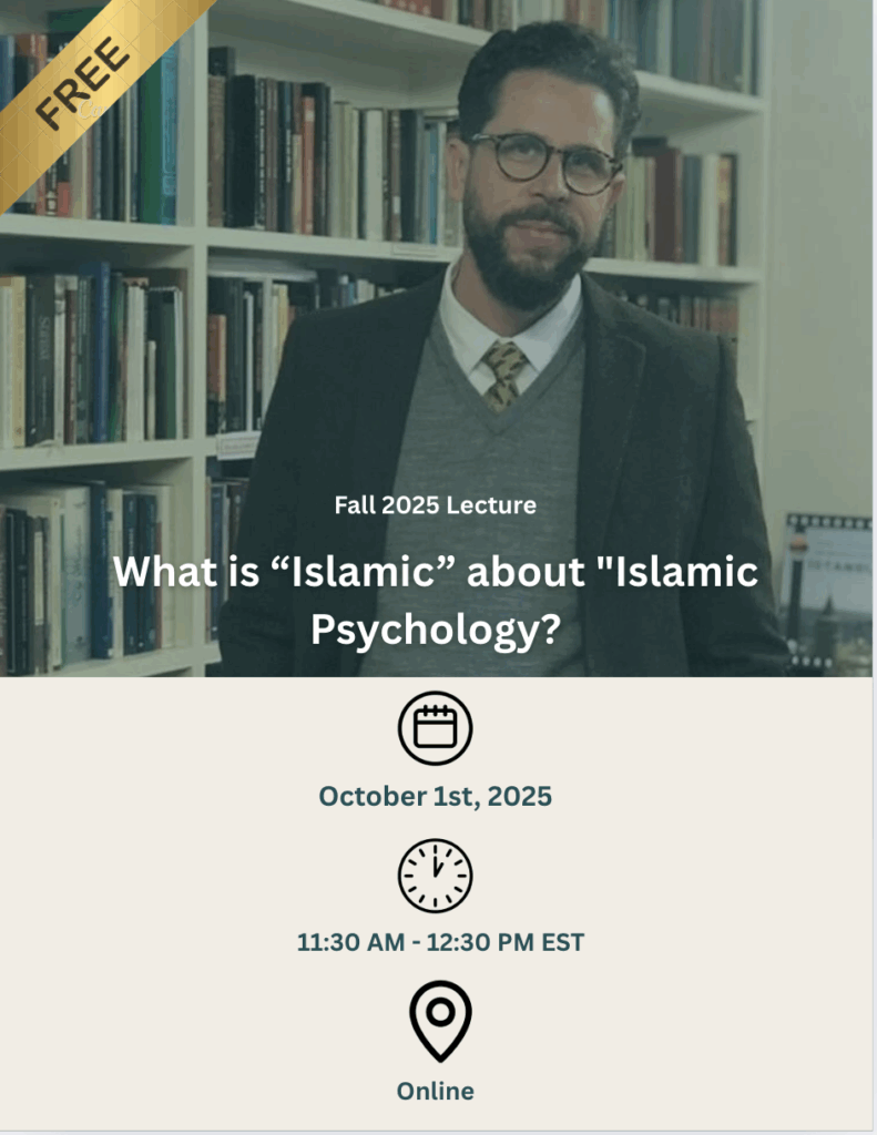 What is “Islamic” about “Islamic Psychology?